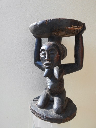 Siège cariatide luba congo - siège,