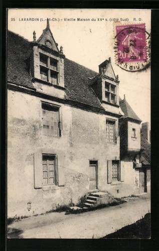 Cpa lavardin vieille maisons - cpa, lavardin,