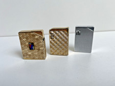 Lot briquet gaz SAROME COLIBRI WIN ancien vintage joblot lighter