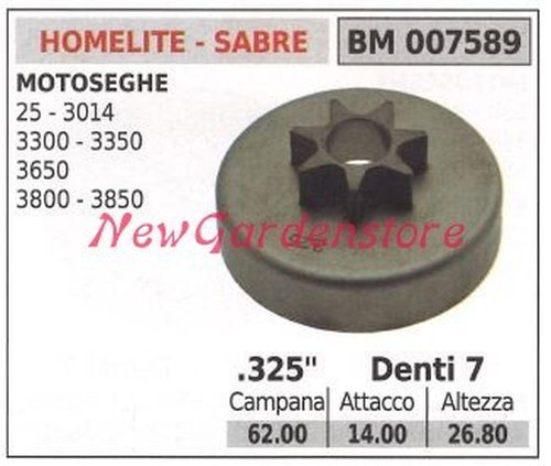 Pignon homelite moteur - pignon,