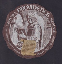 Ancienne étiquette Fromage France BN2020017 Providence Moine