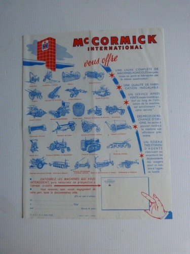 Prospectus catalogue agricole - prospectus,
