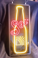 Enseigne lumineuse BIER SOL