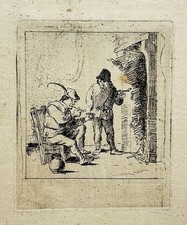 David TENIERS - Deux fumeurs