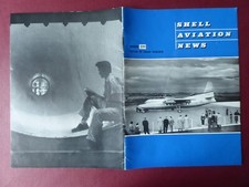 SHELL AVIATION NEWS 239 AIR INDIA SUPER CONSTELLATION NEW-YORK LINCK ALOUETTE II