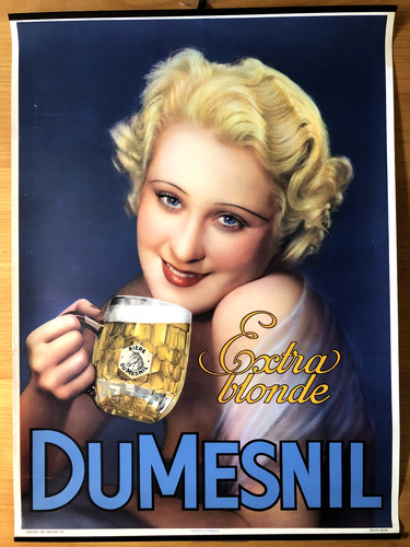 Rare affiche intérieure - affiche, biere