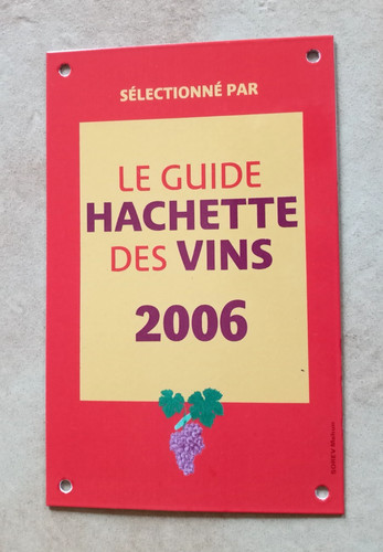 Plaque emaillee guide hachette - emaillee,