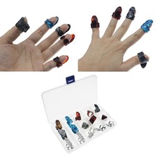 5 Pouces 10 Doigts Ongles Coloré Guitare Médiators Plectre Guitare Basse Banjo