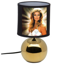 LAMPE DE CHEVET DALIDA COULEUR NOIR ET OR