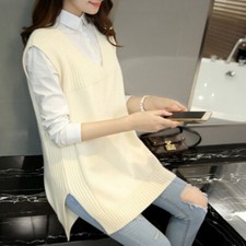 Femme Tricoté Gilet Pull