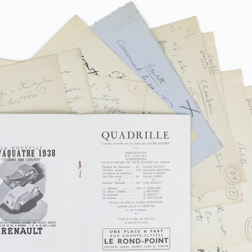 Sacha guitry quadrille - guitry,