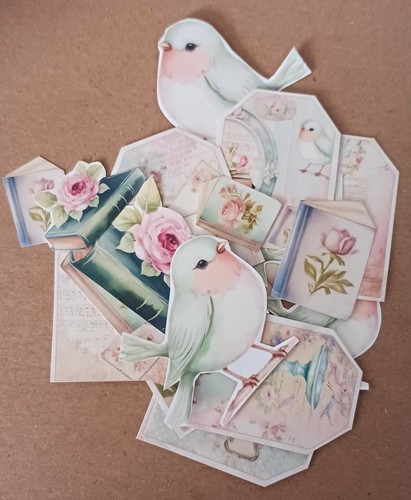 Lot birds roses junk - birds,