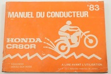 Manuel d'utilisateur HONDA CR