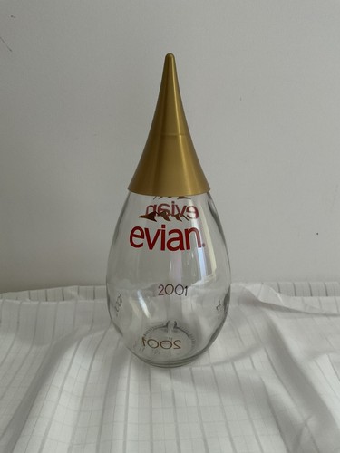 Bouteille vide collector evian - bouteille,