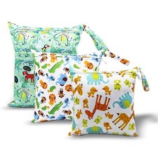 Sac Étanche Sac à Couches Lavables Etanche Réutilisable Organiseur des Couche...