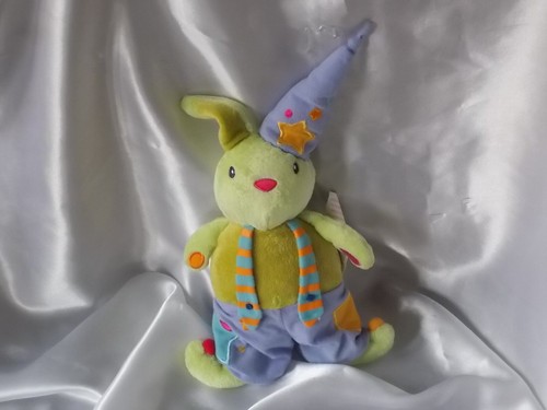 Doudou lapin arlequin - ,, clown