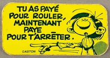 Gaston lagaffe autocollant - lagaffe,