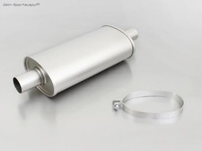 Remus Inox Ovale Silencieux Universel 190x120mm Connexion Intérieur 51mm