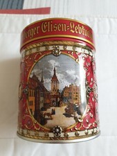 Boîte Métallique Vide Décorée Nuremberg Allemagne