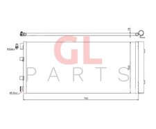 POUR RENAULT MASTER 2.3L 2010-14 AIR CONDENSER A/C RADIATOR 921005824R