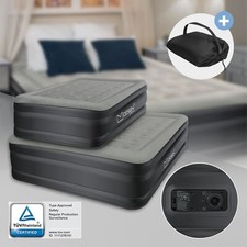 Matelas gonflable 1 ou 2 personnes lit de voyage camping avem pompe intégrée