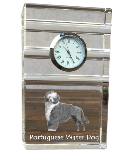 Chien eau portugais horloge - d'eau,