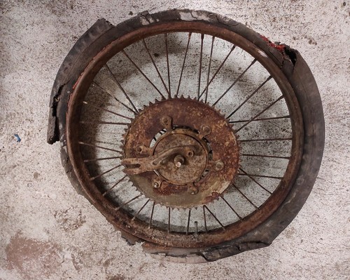 Roue arriere bma 100 125 - roue,