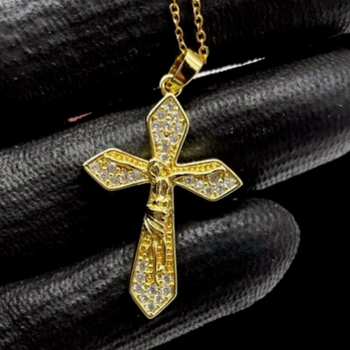 Collier crucifix jésus croix - collier,