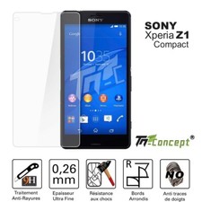 Sony Xperia Z1 Compact - Vitre de Protection Crystal - TM Concept®