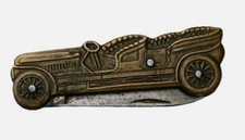 Couteau pliant ancien voiture auto miniature 53mm Vintage car shape pocket knife