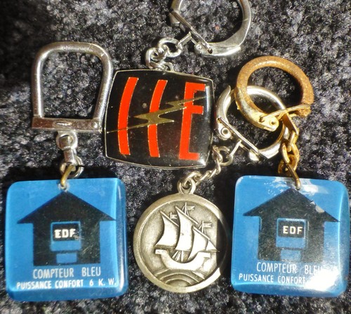Lot porte clé 1960 - clÉ, edf