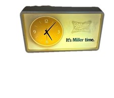 Vtg Miller Lite Bière " Temps