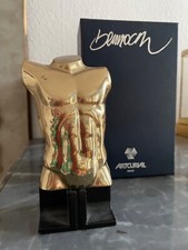 Miguel Berrocal Sculpture en laiton doré "Torse épigastrique" éditions Artcurial
