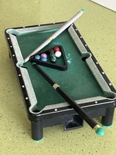 Mini table billard jouet jeu de billard avec queues et boules pour bureau