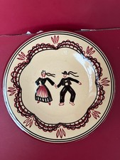 Assiette "Couple breton