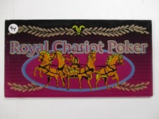 Video Poker Belly Glass (Royal Chariot)
