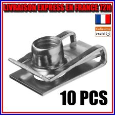 10pcs Clip écrous tôle