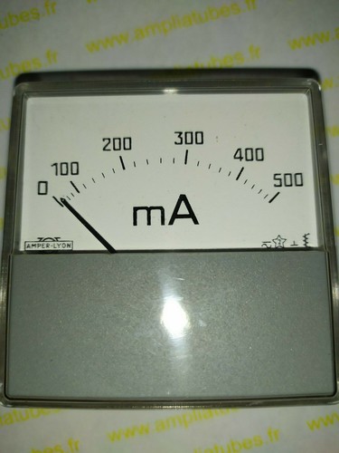 Galvanomètre 500 pour - 500, ma