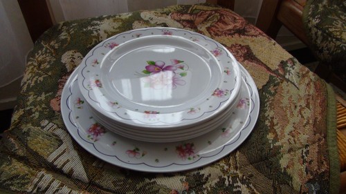 Assiettes plat en - 6,