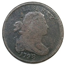 1798 S-149 R-4+ 1st Hair Lg 8