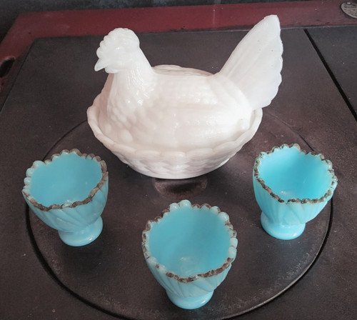 Rare bonbonniere opaline - rare,