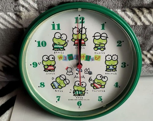 Horloge murale keroppi vintage - horloge,
