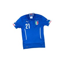 Maillot football vintage Italie domicile #21 Pirlo saison 2014-2015