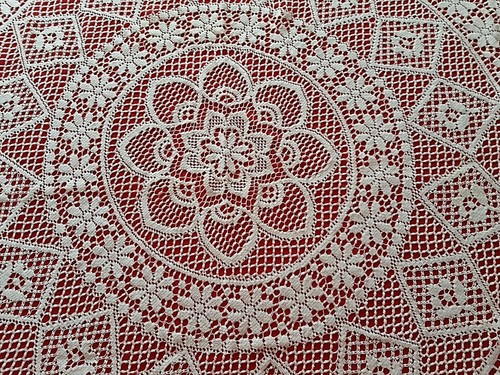 Belle nappe ronde dentelle - belle,