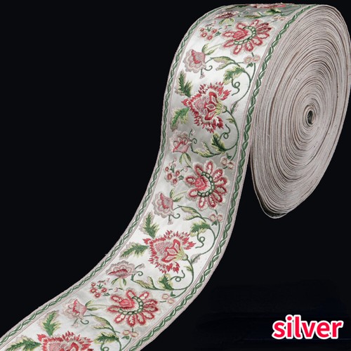 Chinois floral ruban broderie - chinois,