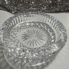 HUGE CRYSTAL CIGAR ASHTRAY FOR