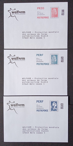 France enveloppes entiers - enveloppes,