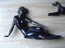 régule en bronze imprimé uriano années 30 en très bon état 