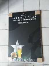 cadre ardoise plaque Heineken