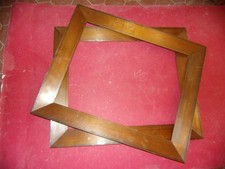 Paire de Cadres En Bois  Pitchpin, époque 19ème.